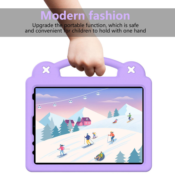 Handle Kickstand Children EVA Shockproof Tablet Case - iPad Pro 11 2018 / 2020 / 2021(Light Purple)