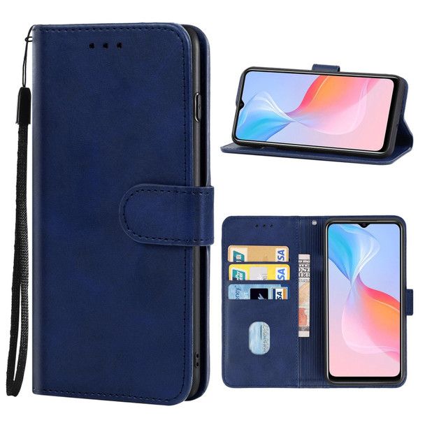 vivo Y21 2021 / V2111 Leather Phone Case(Blue)