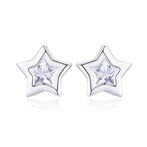 DIY Star Earrings S925 Sterling Silver Earrings