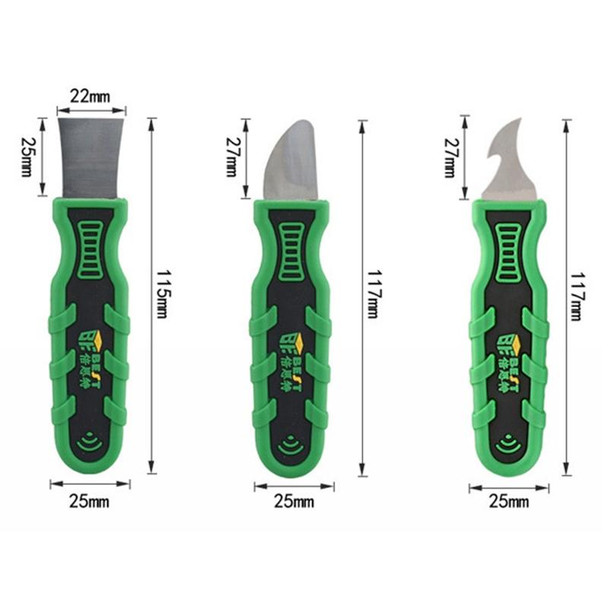 BEST-138 Cell Phone Repair Assemble Disassemble Cutting Tool Plastic Pry Tool Spudger