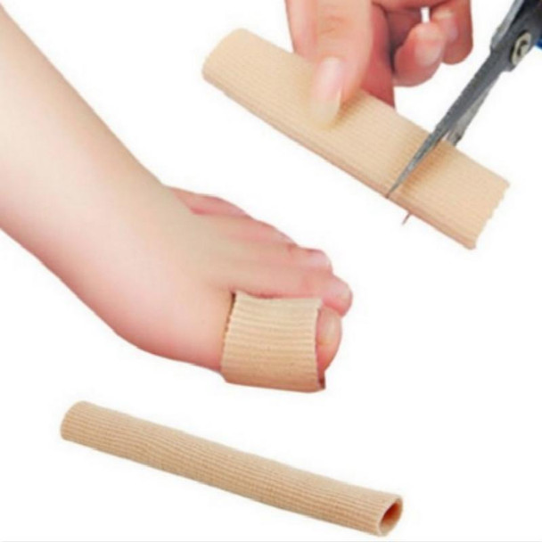 Breathable fiber silicone toe finger eversion correction Toe Separator Protective Gloves(S)