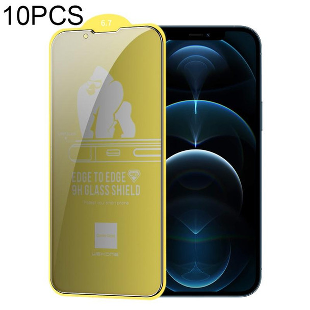 iPhone 12 Pro Max 10pcs WEKOME 9D Curved Privacy Tempered Glass Film