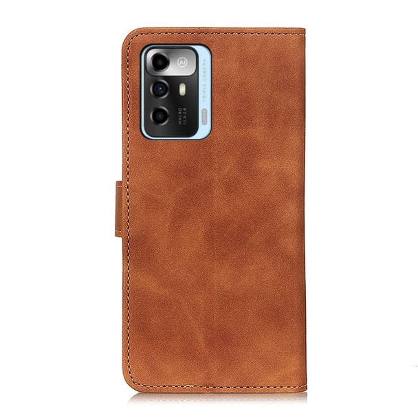 ZTE Blade A72 5G KHAZNEH Retro Texture Leather Phone Case(Brown)