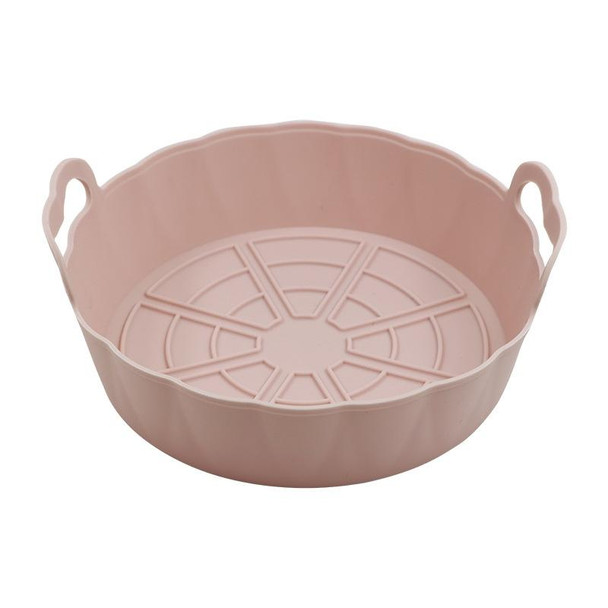 Air Fryer High Temperature Silicone Cake Pan(Pink)