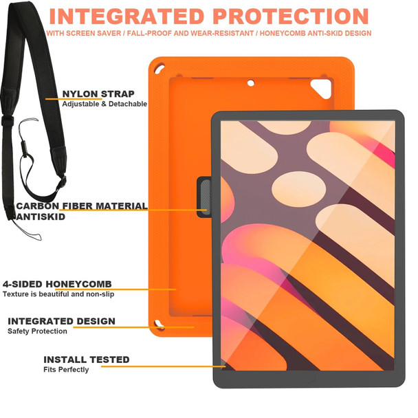 EVA + PC Tablet Case with Shoulder Strap - iPad Air / Air 2 / 9.7 2017 / 9.7 2018(Orange)