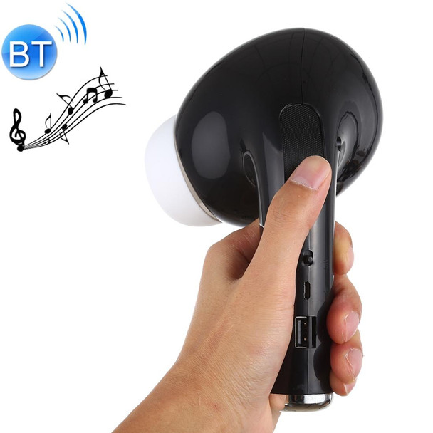 MK-201 Large Earphone Shape Bluetooth Speaker Wireless 3D Stereo Outdoor Portable Speaker, Support Hands-free Calling & FM & TF Card / USB Flash Disk / 3.5mm AUX Music Play (Black)