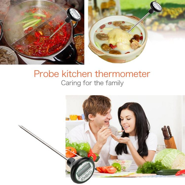 Portable Digital Probe Meat Kitchen Food Cooking BBQ and Liquid Thermometer