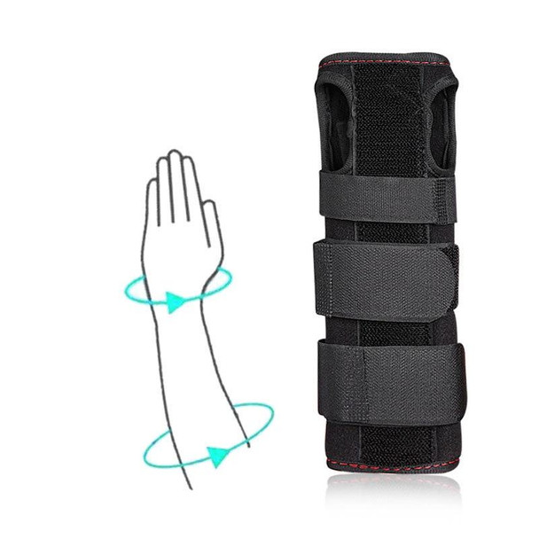 Wrist Plate Support Brace Wrist Joint Fixation Belt(Black)