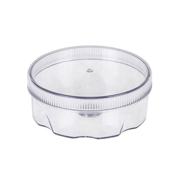 2 PCS Magnetic Suction Round Wall-mounted Seasoning Jar(Transparent)