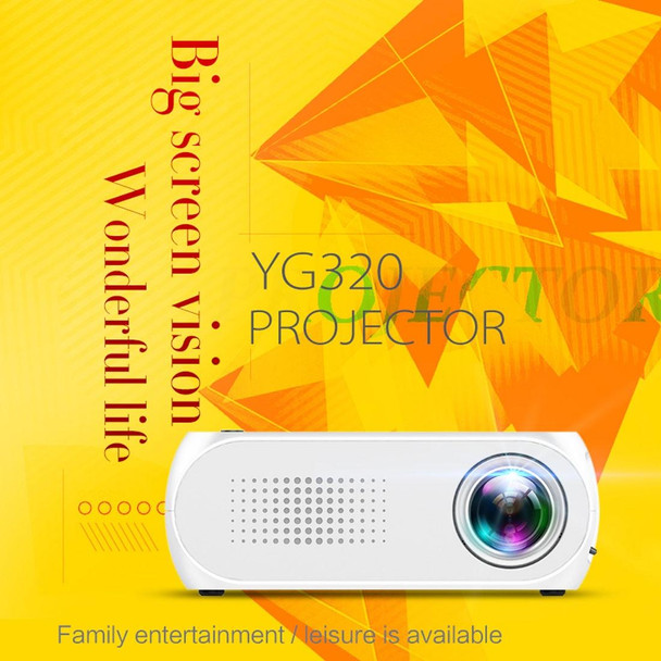 YG320 320*240 Mini LED Projector Home Theater, Support HDMI & AV & SD & USB(Silver)