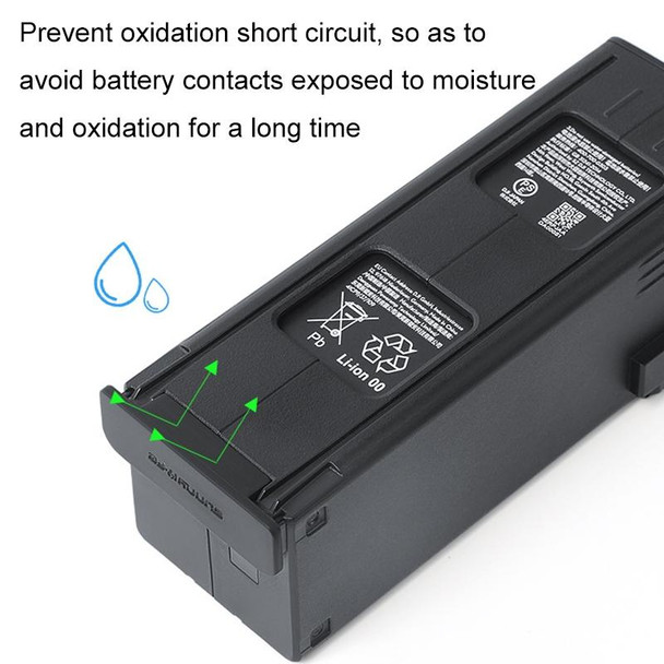 Mavic 3 3pcs Sunnylife M3-DC340 Battery Dust Plug Contact Silicone Protective Cover(Black)