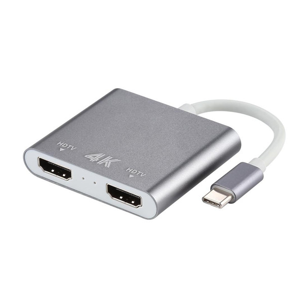 4K Ultra HD Dual HDMI Interface Output to USB-C / Type-C Adapter