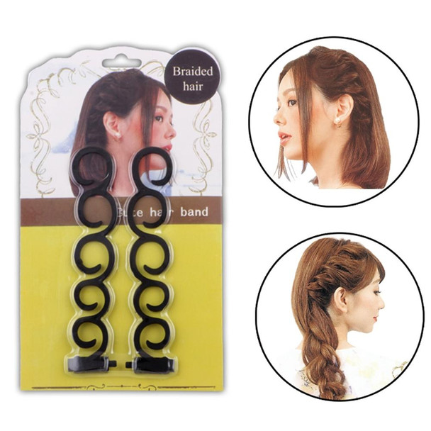 5 Packs/10 PCS DIY Magic Hair Braider French Twist Styling Tool Maker