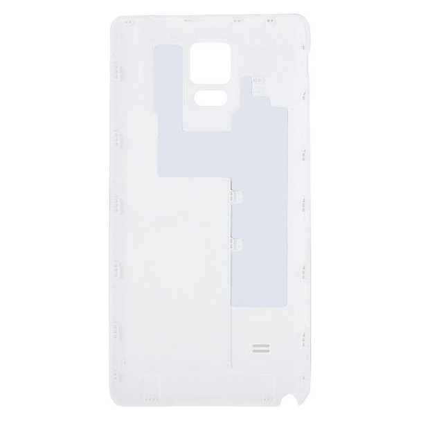 Galaxy Note 4 / N910V Full Housing Cover (Middle Frame Bezel Back Plate Housing Camera Lens Panel + Battery Back Cover ) (White)