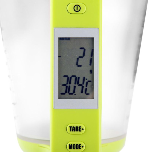 Digital Scale with Measuring Cup / Thermometer(Green)