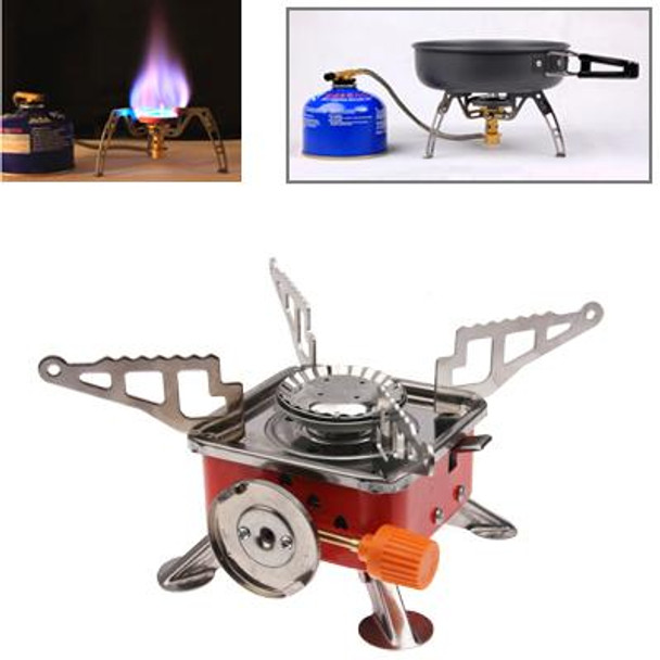 Outdoor Picnic Gas Burner Portable Card Type Camping Stove
