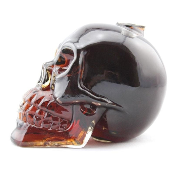 Crystal Glass Skull Bottle for Vodka & Whiskey & Beer Liqueur & Red Wine & Other Beverage, 350ML