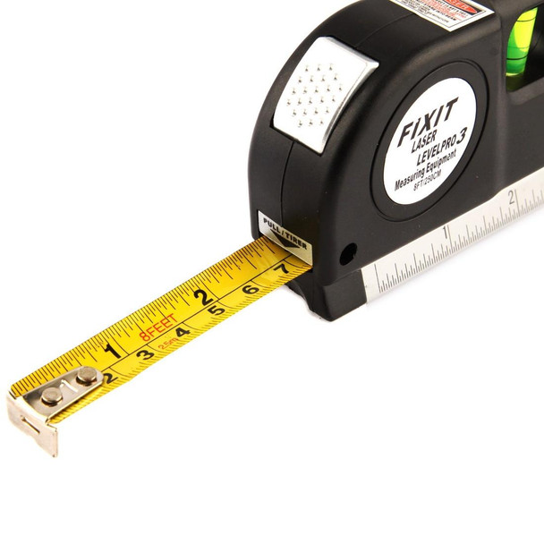 Level Laser Aligner Horizon Vertical Measuring Tape