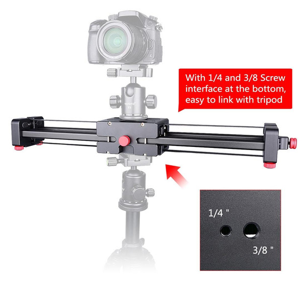 YELANGU YLG0109I 50cm / 100cm (Installs on Tripod) Slide Rail Track for DSLR / SLR Cameras / Video Cameras