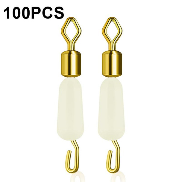 100 PCS HS-052 Silicone Eight-Shaped Ring Connector, Specification: Medium(Rhombus Beige)