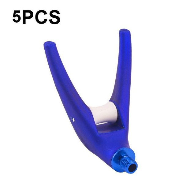 5 PCS Fishing Rod With Wheel Universal Interface Bracket Head, Color: Blue