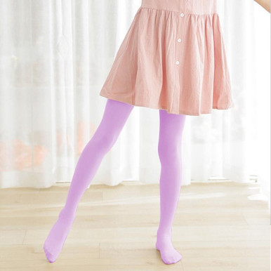Spring Summer Autumn Solid Color Pantyhose Ballet Dance Tights for Kids,  Size:XL (Pink)