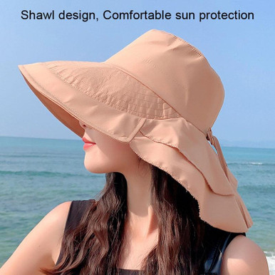 Solid Color Cotton Double-sided Wearable Fisherman Hat for Women