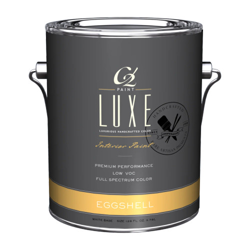 Front of Gallon paint can of C2 LUXE in eggshell sheen