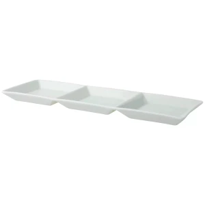 Palmer Schaal 3-vaks Fancy Ivory 32 x 10 cm Porselein Offwhite 