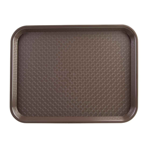 Dienblad Olympia 41.5 x 31 cm Polypropyleen Stapelbaar Bruin