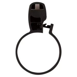 Anti-theft ring clothes hanger 6.5 x 4 cm stainless steel Black