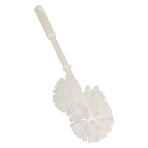 Toilettenbürste mit Randreiniger, 36 cm, Polypropylen, weiß