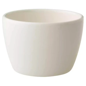 Maastricht Porselein Plat « Lux » 051, 8,5 cm, 18 cl, blanc cassé