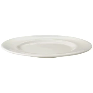 Maastricht Porselein Assiette « Lux » 033, 23,5 cm, blanc cassé