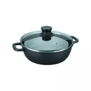 Lacor Braadpan Forte Eco 28 cm 4 liter Gietaluminium Zwart