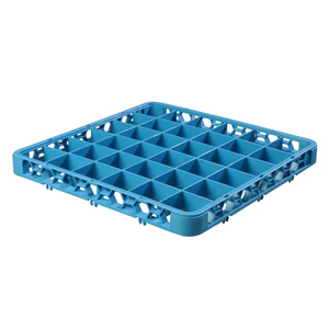 Carlisle Aufbaurand 36 Regalböden Opticlean 50,5 x 50,5 x 4,5 cm Polypropylen Blau
