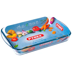 Pyrex Essentials Pyrex 40 x 27 x 6 cm, 3.7 liters, Borosilicate Glass 