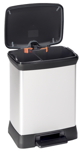 Curver Treteimer Decobin 29 x 39 x 50,5 cm 28 Liter Kunststoff Schwarz