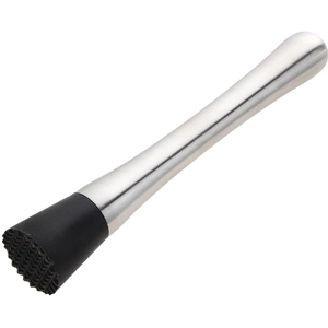 Bar Professional Muddler 26.5 cm Kunststof-rvs Zilver
