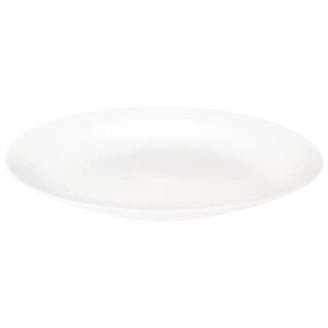 Maastricht Porselein Bord coupe Blanc De Blancs 31 cm Wit