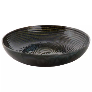 Palmer Teller tief coupe Metallic 26 cm Steingut Grün