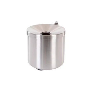Wandaschenbecher 16,5 cm Edelstahl Silber 