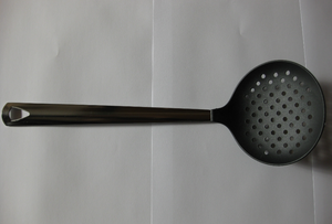 Schuimspaan 35 cm Kunststof-rvs Zwart