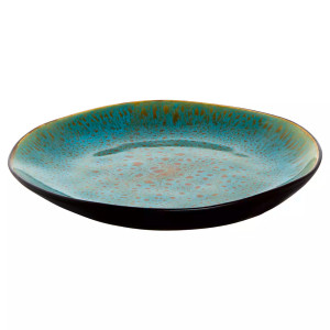 Palmer Bord Lotus 20.5 cm Stoneware Turquoise
