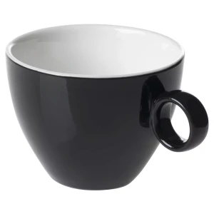 Maastricht Porselein Tasse à cappuccino « Bart » Couleur : Cafe 941 23 cl Noir