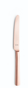 Amefa Dessertmesser 1924 Ventura 21,4 cm 18/10 13/0 Kupfer