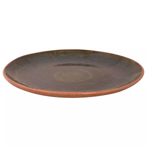 Palmer Teller Wisteria 22 cm Steingut Grün Beige