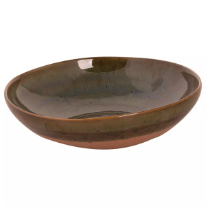 Palmer Bord diep Wisteria 22 cm Stoneware Groen Beige