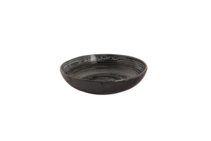 Palmer plate deep coupe Metallic 22 cm Stoneware Silver