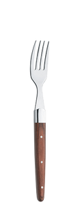 Amefa Steak Fork 2520 Royal Steak 20.2 cm Wood Stainless Steel Silver 